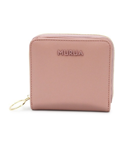 MURUA（ムルーア）の「MURUA (ムルーア) ラウンド二つ折り財布 シンプルシリーズ MR-W813（財布・レディース・ブラック/ネイビー/レッド/ピンク/アイボリー・FREE）」の19枚目の写真