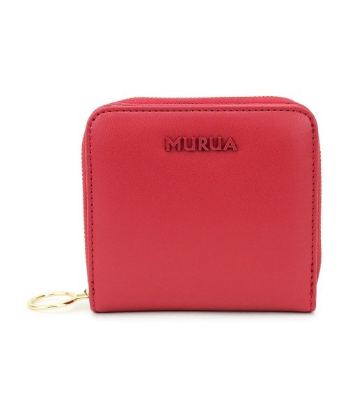 MURUA（ムルーア）の「MURUA (ムルーア) ラウンド二つ折り財布 シンプルシリーズ MR-W813（財布・レディース・ブラック/ネイビー/レッド/ピンク/アイボリー・FREE）」の21枚目の写真