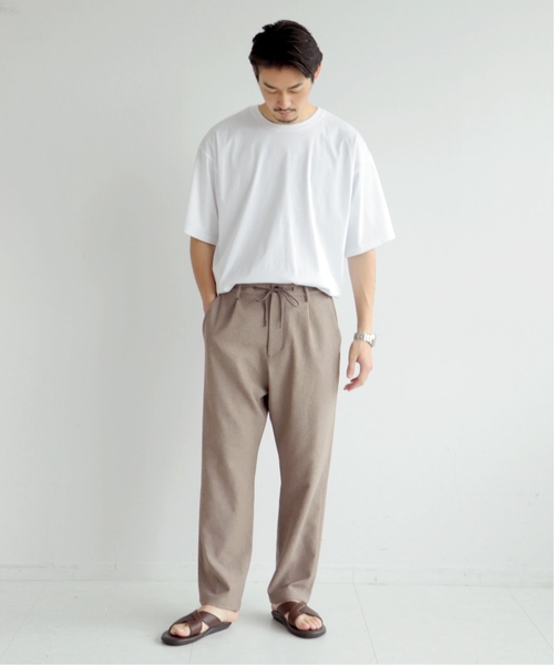 JOURNAL STANDARD(ジャーナルスタンダード)の「【接触冷感】SCTCひんやりコットン オーバーサイズTシャツ(Tシャツ/カットソー・メンズ・ホワイト/ベージュ/ライトグリーン/ブラック系その他/コバルトブルー・MEDIUM/SMALL/LARGE)」の6枚目の写真