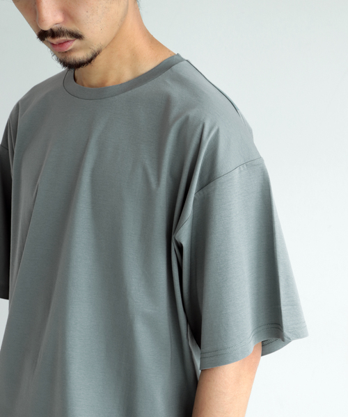 JOURNAL STANDARD(ジャーナルスタンダード)の「【接触冷感】SCTCひんやりコットン オーバーサイズTシャツ(Tシャツ/カットソー・メンズ・ホワイト/ベージュ/ライトグリーン/ブラック系その他/コバルトブルー・MEDIUM/SMALL/LARGE)」の16枚目の写真