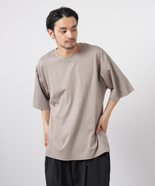 JOURNAL STANDARD(ジャーナルスタンダード)の「【接触冷感】SCTCひんやりコットン オーバーサイズTシャツ(Tシャツ/カットソー・メンズ・ホワイト/ベージュ/ライトグリーン/ブラック系その他/コバルトブルー・MEDIUM/SMALL/LARGE)」の19枚目の写真