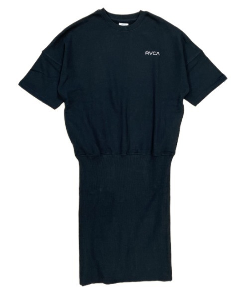 RVCA（ルーカ）の「RVCA レディース  SMALL RVCA SS ONE PI ワンピース【2022年夏モデル】/ルーカ（ワンピース・レディース・ホワイト/ブラック/モスグリーン・MEDIUM/LARGE）」の2枚目の写真