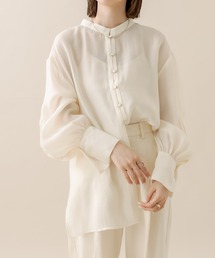 mline | [mline] アームボタンシアーシャツ(シャツ/ブラウス)