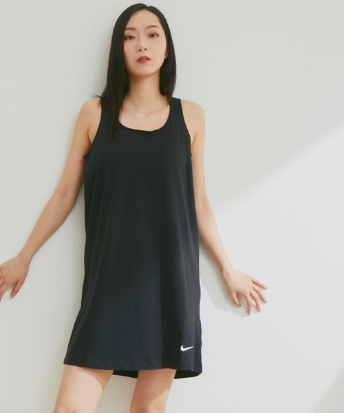 NIKE(ナイキ)の「【NIKE】ナイキ スポーツウェア ジャージー タンクトップ ドレス ウィメンズ(ワンピース・レディース・ブラック・S/M/L)」の2枚目の写真