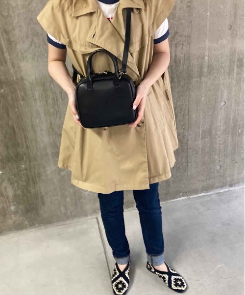 Casselini（キャセリーニ）の「シンプルボストン（ボストンバッグ・レディース・ホワイト/ピンク/ブラック/ゴールド・FREE）」の12枚目の写真