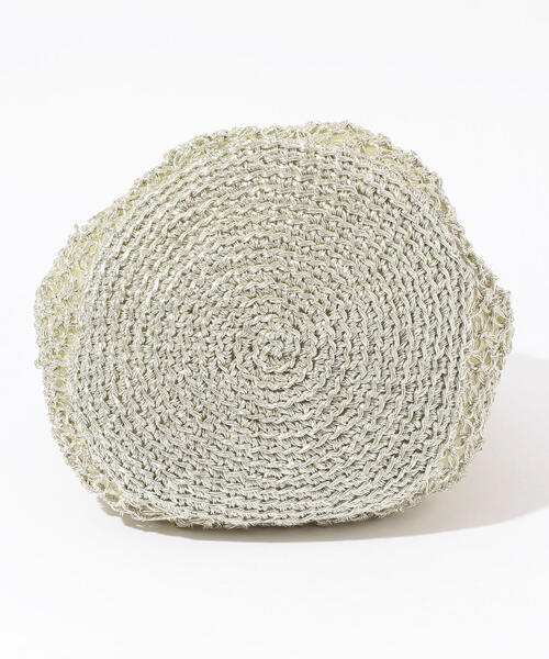 TOMORROWLAND （トゥモローランド）の「TOMORROWLAND LUREX ミニバッグ（かごバッグ・レディース・シルバー系その他・FREE）」の5枚目の写真