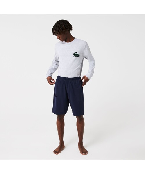 LACOSTE(ラコステ)の「ベロアクロコダイルコットンフリースショーツ / ハーフパンツ(その他パンツ・メンズ・ダークネイビー/ライトグレー・L/M)」の8枚目の写真