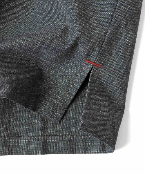 GLAZOS（グラソス）の「ツイル・Ｗポケットスタンド衿半袖シャツ【セットアップ対応】（シャツ/ブラウス・キッズ・カーキ/ブルー・130cm/170cm/140cm/150cm/160cm）」の13枚目の写真