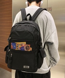 【大容量/A4対応】メッシュポケット付きカジュアルリュック