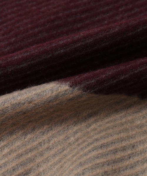 【セール】【V.FRAAS(ヴィ・フラース)】配色ライン ツイルマフラー（マフラー）｜CROWDED CLOSET（クラウデッドクローゼット）