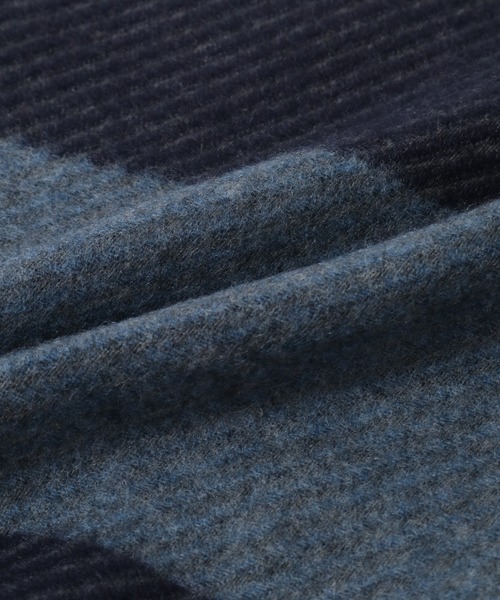 【セール】【V.FRAAS(ヴィ・フラース)】配色ライン ツイルマフラー（マフラー）｜CROWDED CLOSET（クラウデッドクローゼット）