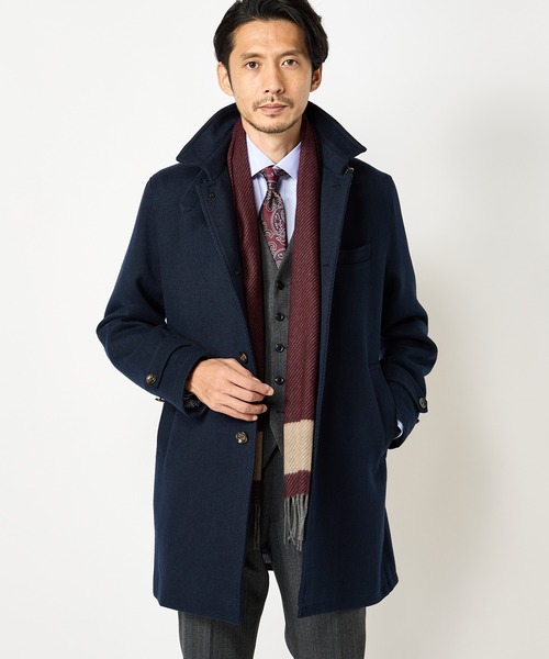 【セール】【V.FRAAS(ヴィ・フラース)】配色ライン ツイルマフラー（マフラー）｜CROWDED CLOSET（クラウデッドクローゼット）