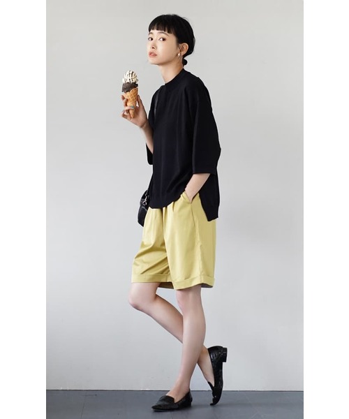 ダルサテン イージーショートパンツ（その他パンツ）｜apartment department（アパートメントデパートメント）