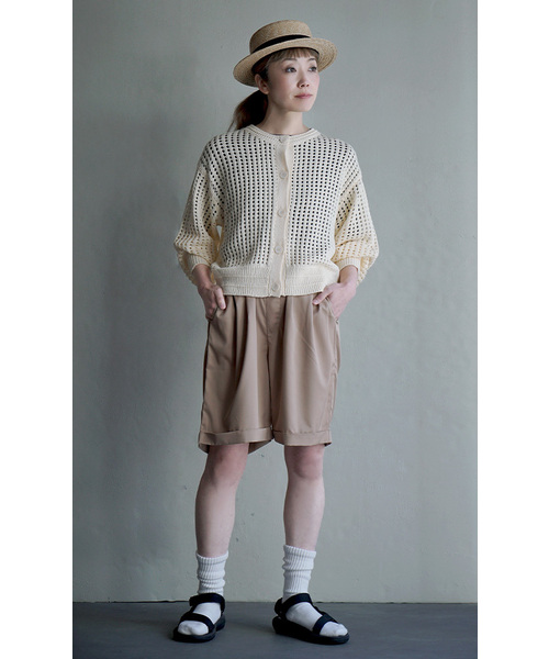 ダルサテン イージーショートパンツ（その他パンツ）｜apartment department（アパートメントデパートメント）