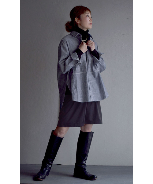 ダルサテン イージーショートパンツ（その他パンツ）｜apartment department（アパートメントデパートメント）