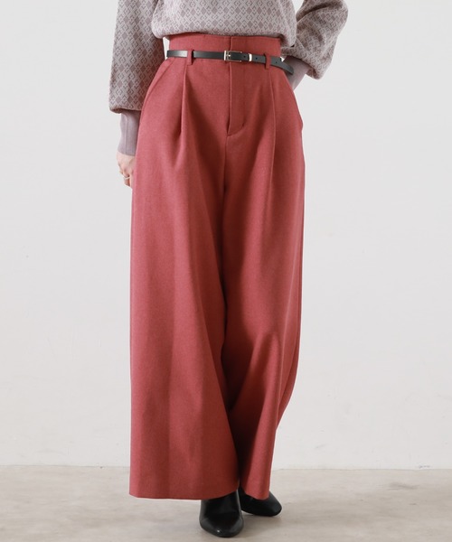 Cheek(チーク)の「ベルト付きワイドパンツ(その他パンツ・レディース・グリーン/レッド/マスタード・SMALL/MEDIUM)」の20枚目の写真