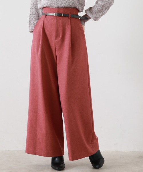 Cheek(チーク)の「ベルト付きワイドパンツ(その他パンツ・レディース・グリーン/レッド/マスタード・SMALL/MEDIUM)」の21枚目の写真