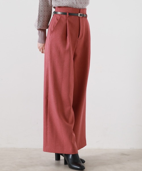 Cheek(チーク)の「ベルト付きワイドパンツ(その他パンツ・レディース・グリーン/レッド/マスタード・SMALL/MEDIUM)」の19枚目の写真