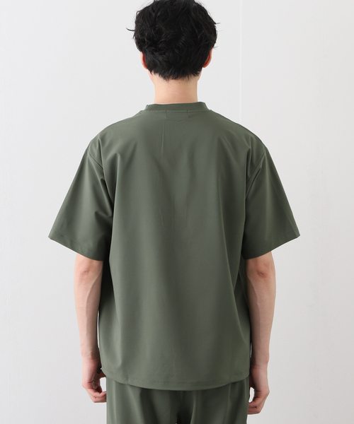 417 EDIFICE(フォーワンセブンエディフィス)の「マイクロリップストッププルオーバー(Tシャツ/カットソー・メンズ・ブラック/グレー/カーキ・SMALL/MEDIUM/LARGE)」の7枚目の写真
