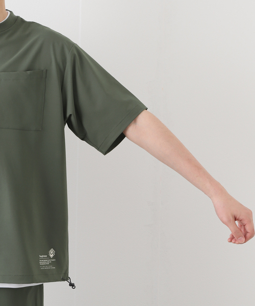 417 EDIFICE(フォーワンセブンエディフィス)の「マイクロリップストッププルオーバー(Tシャツ/カットソー・メンズ・ブラック/グレー/カーキ・SMALL/MEDIUM/LARGE)」の10枚目の写真