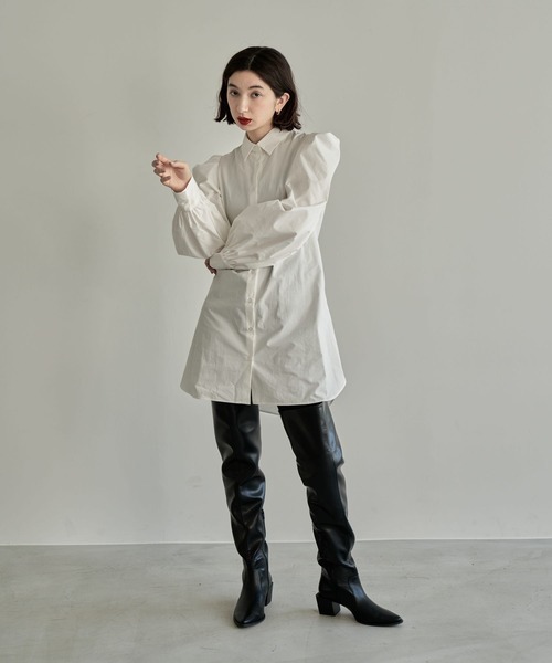 eL（エル）の「【eL】Thigh-high Boots（ブーツ・レディース・ブラック・MEDIUM/LARGE）」の4枚目の写真