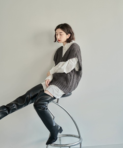 eL（エル）の「【eL】Thigh-high Boots（ブーツ・レディース・ブラック・MEDIUM/LARGE）」の7枚目の写真