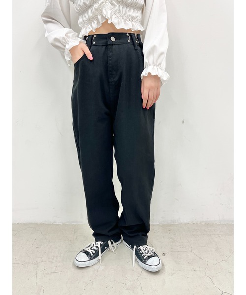 WC（ダブル シー）の「フックデザインパンツ（スラックス・レディース・ブラック・FREE）」の16枚目の写真