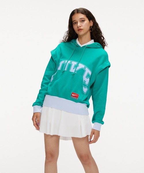 NIKE(ナイキ)の「《セットアップ対応商品》ナイキ スポーツウェア チーム ナイキ ウィメンズ フリース パーカー / Nike Sportswear Team Nike Women's Fleece Hoodie(パーカー・レディース・ブラック/グリーン系その他・S/L/M/2XL/XL/XS)」の13枚目の写真