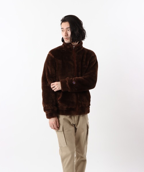 Champion(チャンピオン)の「【Champion/チャンピオン】メンズ ベーシック ジップジャケット(その他アウター・メンズ・ベージュ/ネイビー/ブラウン/ブラック/チャコール・MEDIUM/X-LARGE/LARGE)」の3枚目の写真