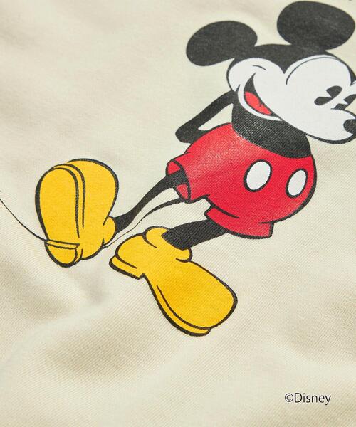 Disney(ディズニー)の「【WEBオリジナル】<GLR or>DISNEY ミッキーマウス / 長袖 スウェット(Tシャツ/カットソー・メンズ・ブラック/ダークグリーン/グレー/オフホワイト・S/M/L/XL)」の15枚目の写真
