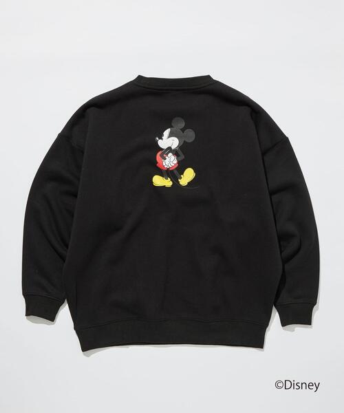 Disney(ディズニー)の「【WEBオリジナル】<GLR or>DISNEY ミッキーマウス / 長袖 スウェット(Tシャツ/カットソー・メンズ・ブラック/ダークグリーン/グレー/オフホワイト・S/M/L/XL)」の16枚目の写真