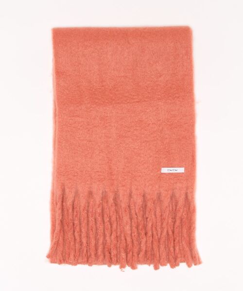 DouDou（ドゥドゥ）の「フラッフィーストール（マフラー・レディース・モスグリーン/ミント/サーモンピンク・FREE）」の17枚目の写真