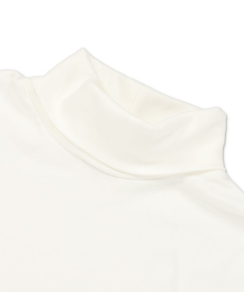 SPINNS（スピンズ）の「長袖タートルネック Tシャツ（Tシャツ/カットソー・メンズ・オフホワイト・M/L/XL）」の2枚目の写真