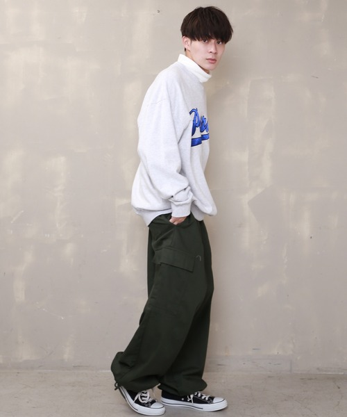 SPINNS（スピンズ）の「長袖タートルネック Tシャツ（Tシャツ/カットソー・メンズ・オフホワイト・M/L/XL）」の10枚目の写真