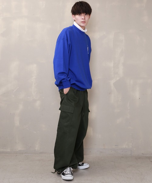 SPINNS（スピンズ）の「長袖タートルネック Tシャツ（Tシャツ/カットソー・メンズ・オフホワイト・M/L/XL）」の15枚目の写真