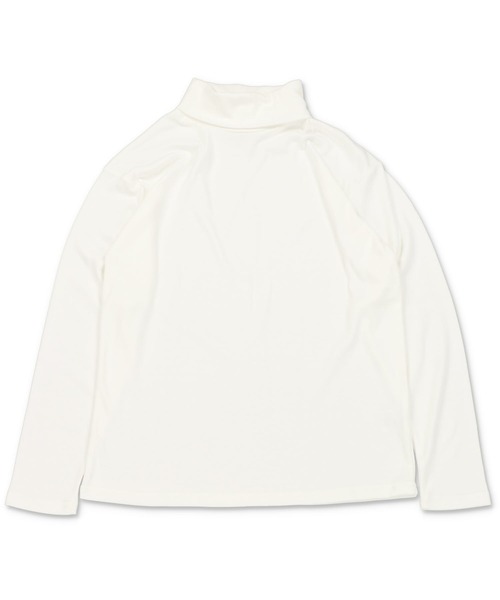 SPINNS（スピンズ）の「長袖タートルネック Tシャツ（Tシャツ/カットソー・メンズ・オフホワイト・M/L/XL）」の6枚目の写真