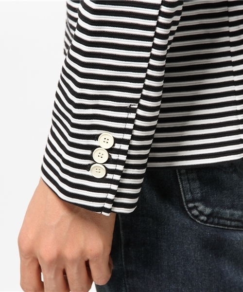 ABAHOUSE（アバハウス）の「リップル2Bカットジャケット（テーラードジャケット・メンズ・グレー/ブラック×ホワイト/インディゴブルー・4/2/3）」の11枚目の写真