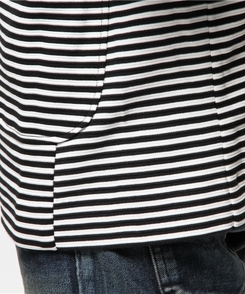 ABAHOUSE（アバハウス）の「リップル2Bカットジャケット（テーラードジャケット・メンズ・グレー/ブラック×ホワイト/インディゴブルー・4/2/3）」の13枚目の写真