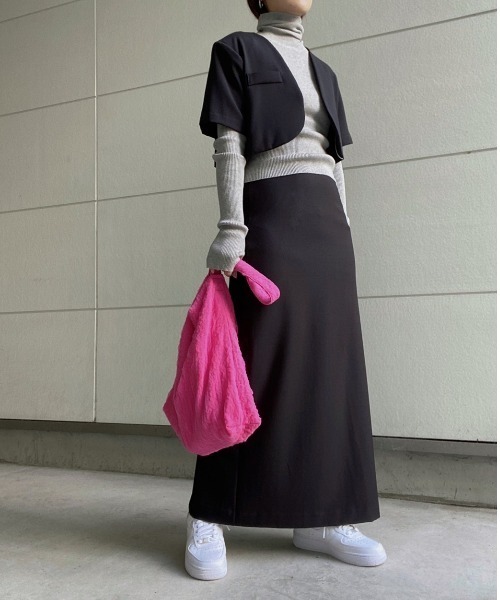 AMAIL(アマイル)の「Classic occasion set up(セットアップ・レディース・ブラック/ダークグレー・FREE)」の6枚目の写真