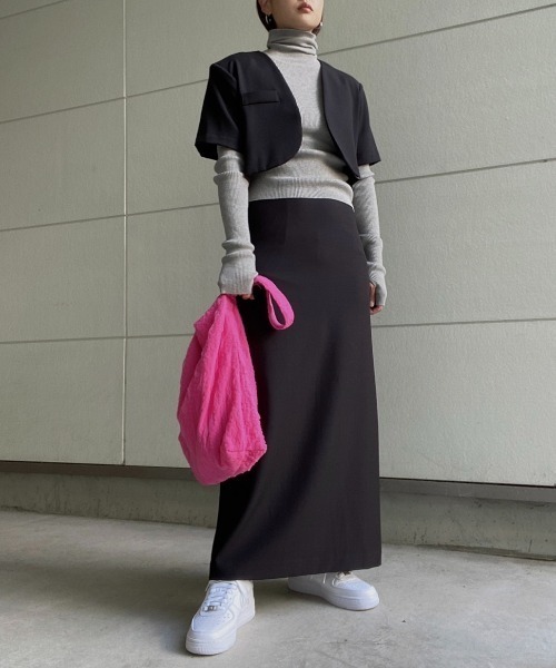 AMAIL(アマイル)の「Classic occasion set up(セットアップ・レディース・ブラック/ダークグレー・FREE)」の4枚目の写真