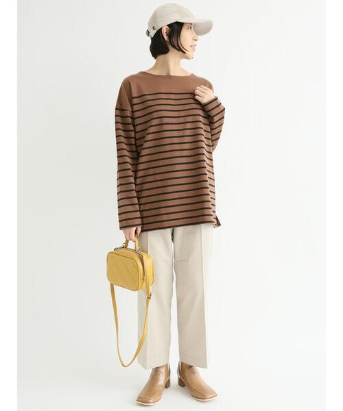 Lugnoncure（ルノンキュール）の「チノストレートパンツ（チノパンツ・レディース・ベージュ/ネイビー/オフホワイト・SMALL/MEDIUM/LARGE）」の17枚目の写真