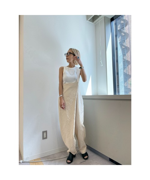 BLACK BY MOUSSY（ブラックバイマウジー）の「one shoulder salopette 
