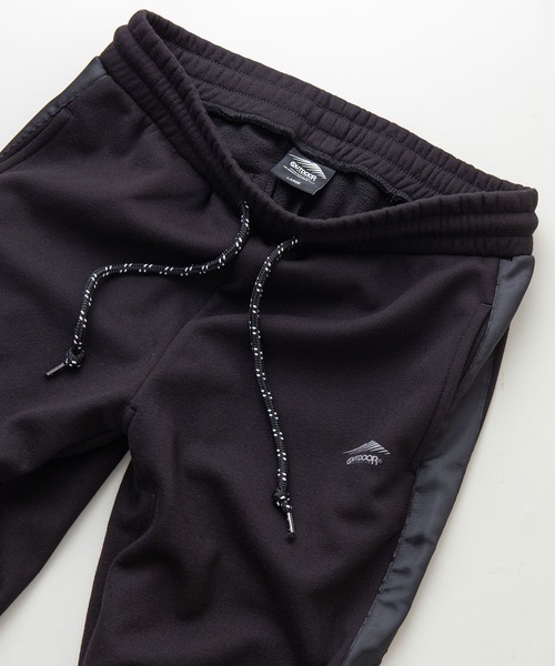 OUTDOOR PRODUCTS APPAREL(アウトドアプロダクツアパレル)の「裏フリース 防風 ジョガーパンツ スウェットパンツ(スウェットパンツ・メンズ・チャコールグレー/ブラック/スミクロ・SMALL/MEDIUM/LARGE/X-LARGE)」の3枚目の写真
