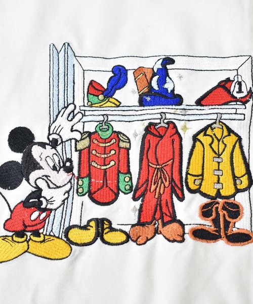 DISNEY VINTAGE(ディズニーヴィンテージ)の「【ヴィンテージ古着】90's Mickey/ミッキー Disney STORE/ディズニーストア 刺繍 長袖シャツ(シャツ/ブラウス・メンズ・ホワイト・MEDIUM)」の6枚目の写真