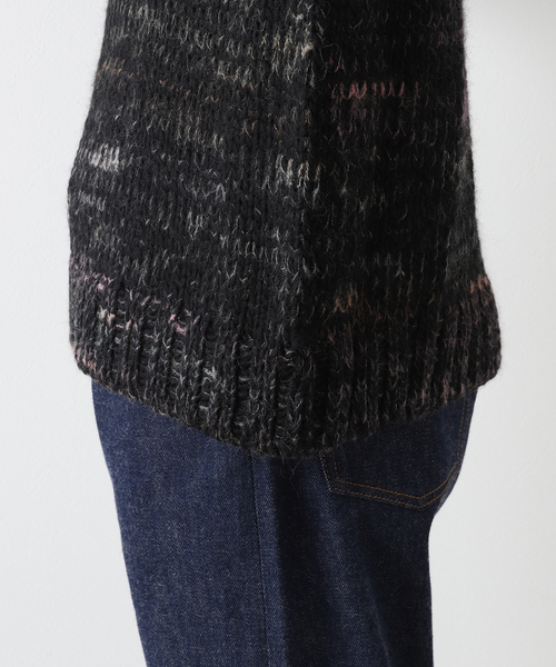 URU（ウル）の「【URU / ウル】CREW NECK KNIT（ニット/セーター・メンズ・ホワイト/ネイビー・FREE）」の13枚目の写真