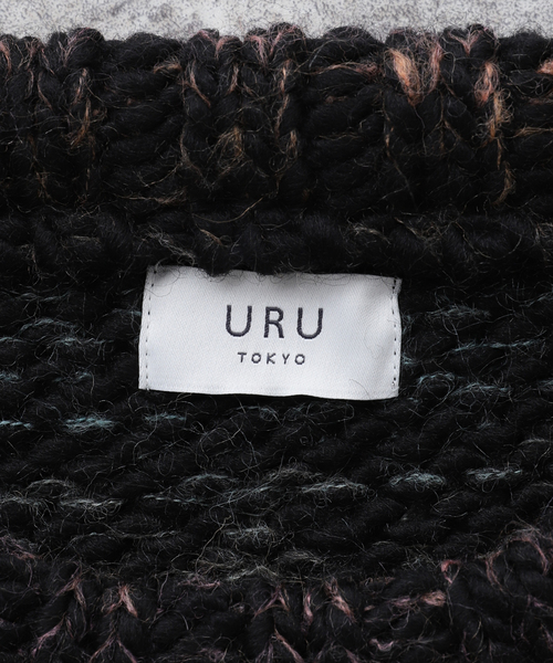 URU（ウル）の「【URU / ウル】CREW NECK KNIT（ニット/セーター・メンズ・ホワイト/ネイビー・FREE）」の15枚目の写真