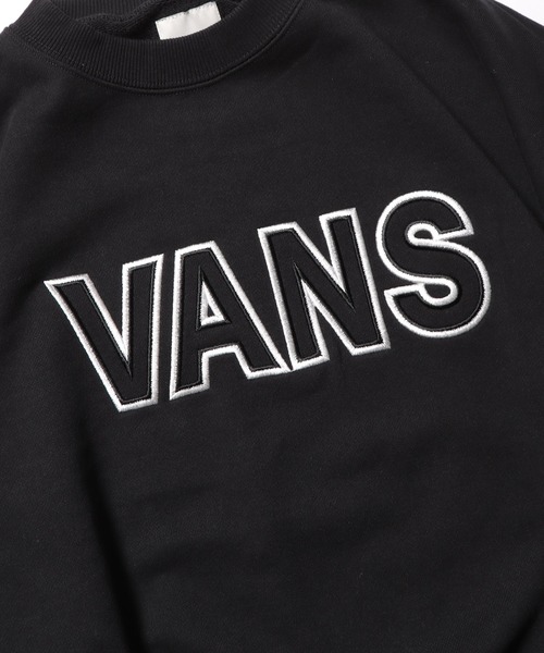 VANS(バンズ)の「VANS/バンズ W SHORT LENGTH CREW SWEAT スウェット(スウェット・レディース・オートミール/グリーン/ブラック・S/M)」の8枚目の写真