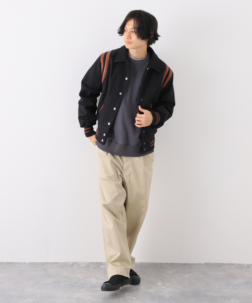 JOURNAL STANDARD(ジャーナルスタンダード)の「AWARD TIGHT JACKET(スタジャン・メンズ・ブラック/レッド・MEDIUM/LARGE)」の3枚目の写真