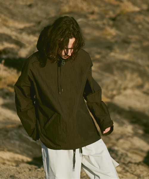 キャスパー ジョン アノラックパーカー プルオーバー トップス オーバーサイズ キャスパー ジョン アノラックパーカー プルオーバー トップス