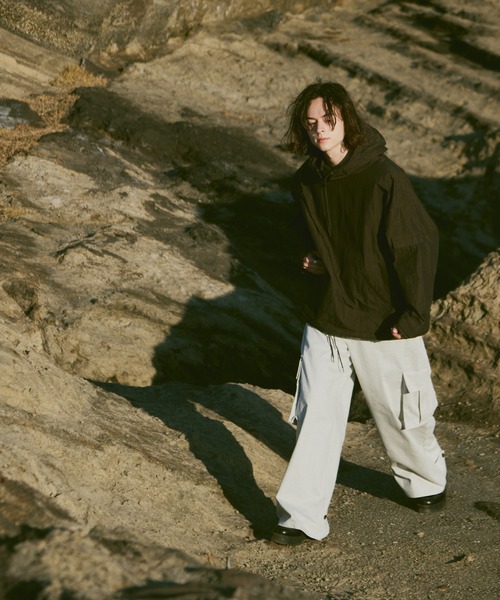 CASPER JOHN（キャスパージョン）の「Bio wash military smok/ バイオウォッシュミリタリースモック（パーカー・メンズ・アイボリー/カーキ/ブラック・SMALL/MEDIUM/LARGE）」の9枚目の写真